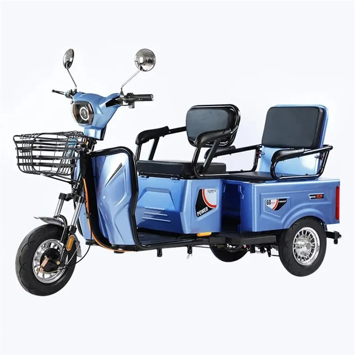 Three-Wheel Electric Tricycle With Lithium Battery factory